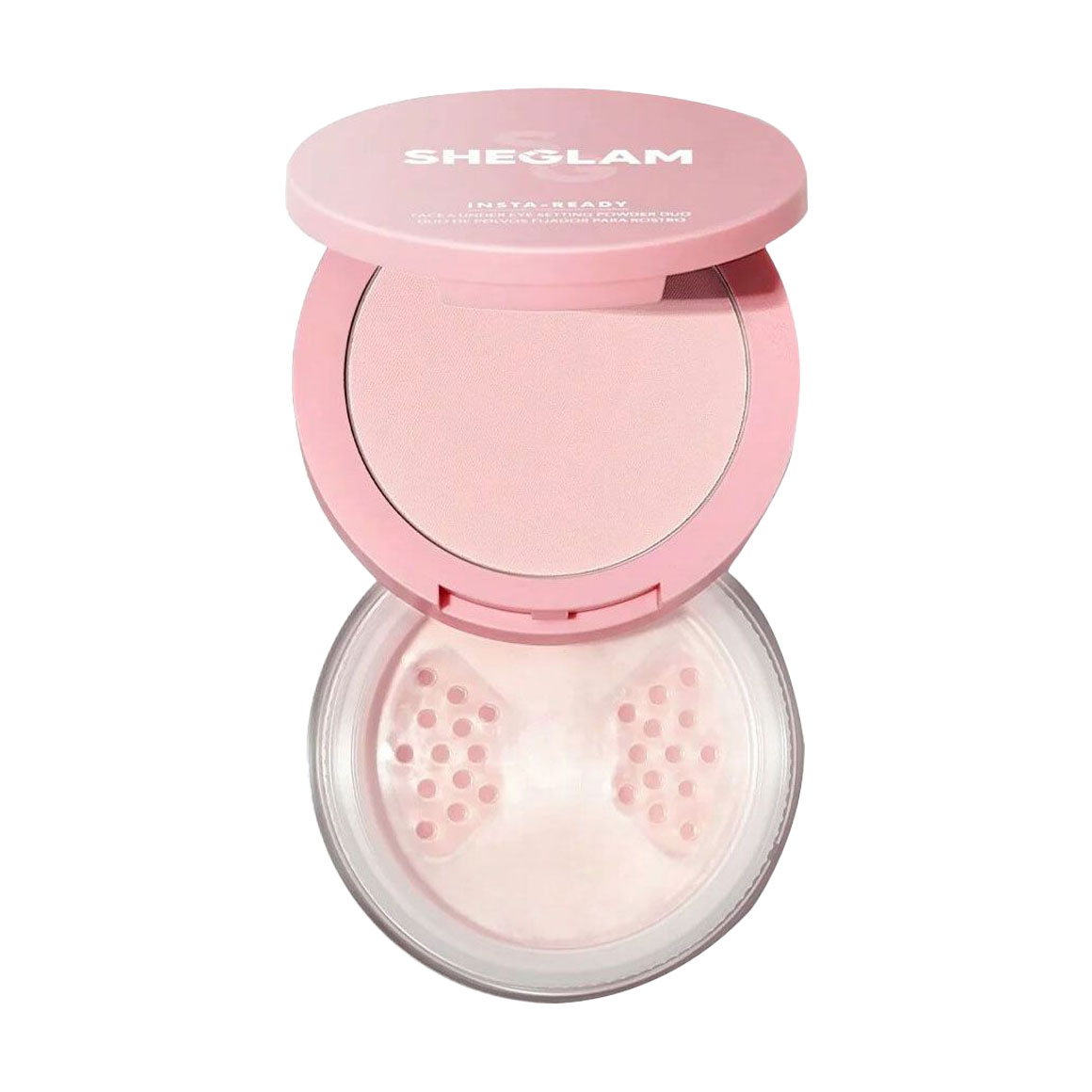 Подвійна пудра для обличчя та шкіри навколо очей Sheglam Insta-Ready Face &amp; Under Eye Setting Powder Duo, Bubblegum, 14 г